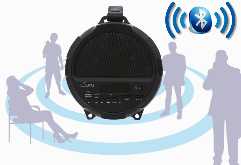Loa Bluetooth eSaver S12B-2 Đen - Kết nối Bluetooth