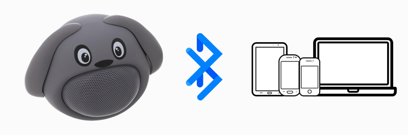 Loa Bluetooth iCutes MB-M818 Cún - Cách kết nối bằng Bluetooth dễ dàng thực hiện