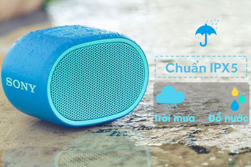 Khả năng kháng nước của Loa Bluetooth Sony SRS-XB01