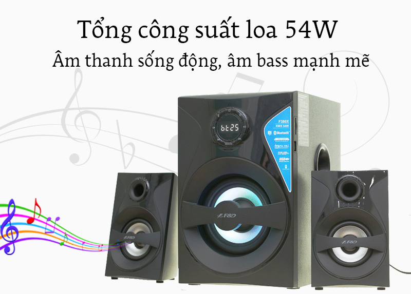 Loa vi tính Fenda F380X - Âm thanh sống động