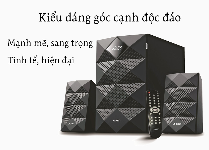 Loa Vi Tính Fenda A180X - Tổng thể thiết kế loa