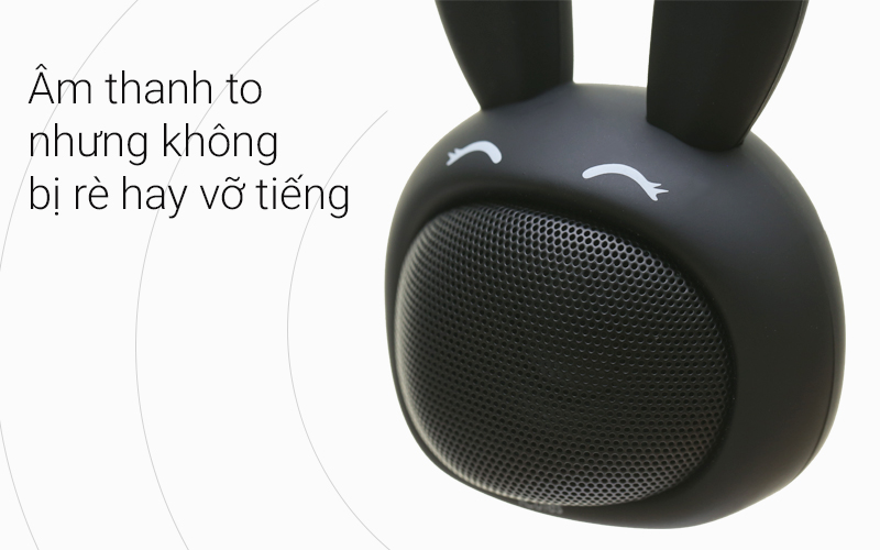 Loa Bluetooth iCutes MB-M815 Thỏ Đen - Âm thanh phát nhạc lớn Loa Bluetooth iCutes MB-M815 Thỏ Đen - Âm thanh phát nhạc lớn