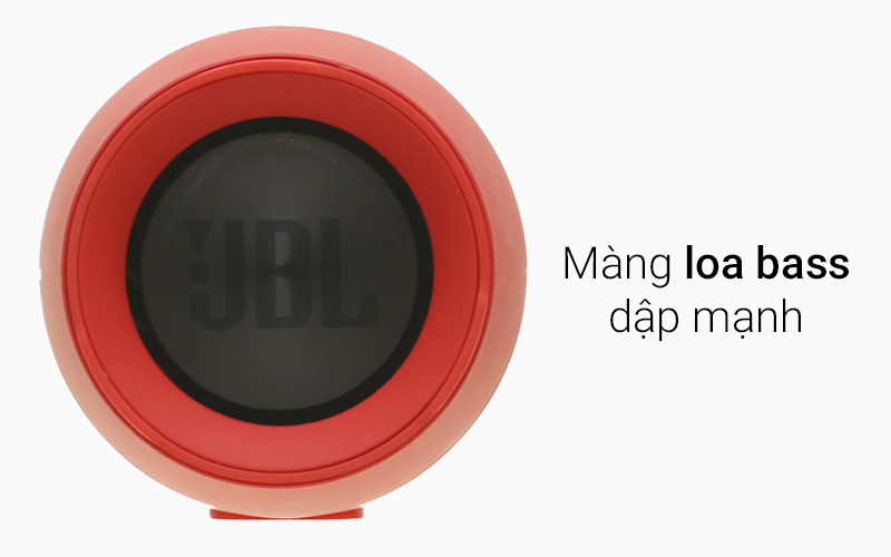 Loa Bluetooth 6000mAH JBL Charge 2 Plus - Màng loa bass 2 bên