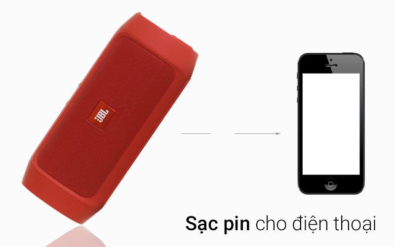 Loa Bluetooth 6000mAH JBL Charge 2 Plus - Khả năng sạc pin cho điện thoại