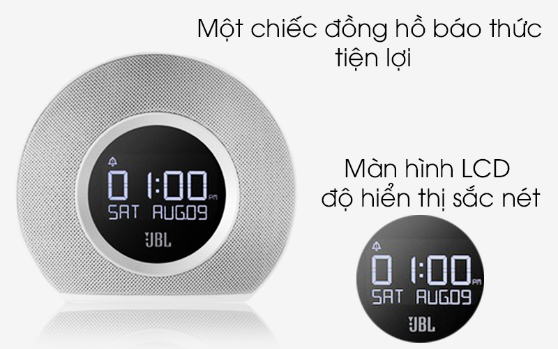 Loa Bluetooth JBL Horizon - Trở thành chiếc đồng hồ báo thức tiện lợi Loa Bluetooth JBL Horizon - Trở thành chiếc đồng hồ báo thức tiện lợi