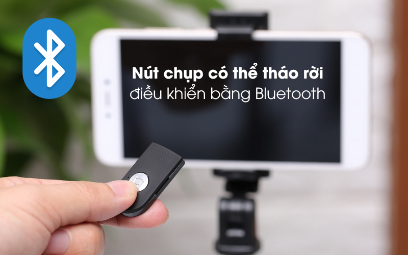 Gậy chụp ảnh Bluetooth Tripod Xmobile K06 đen chụp hình bằng Bluetooth
