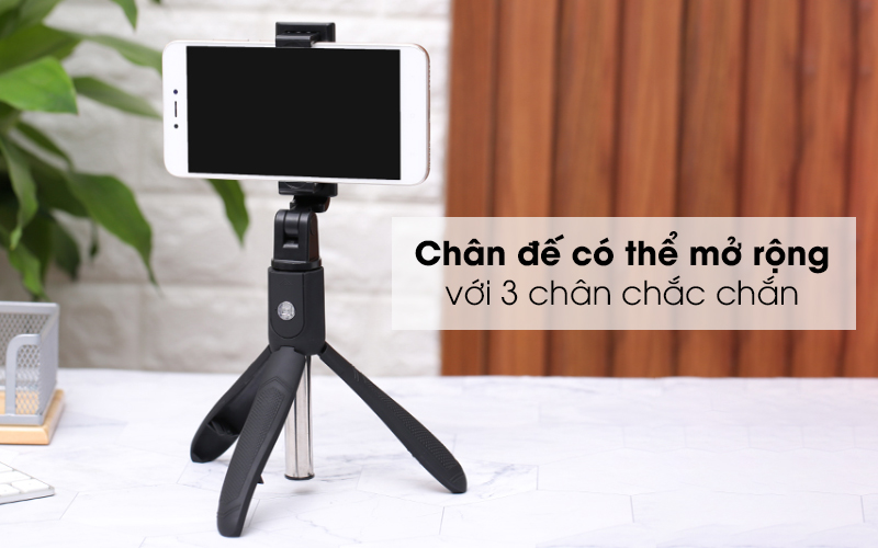 Gậy Chụp Ảnh Bluetooth Tripod Xmobile K06 Đen - Giá Rẻ, Chính Hãng