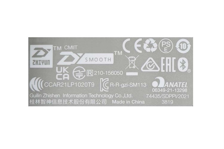 Gimbal chống rung Zhiyun Smooth XS Màu Trắng