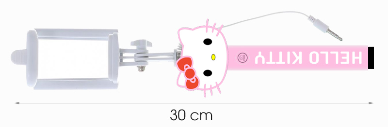 Gậy chụp ảnh Xmobile Hình Kitty CSA003 - Độ dài tối đa khi mở phần để điện thoại Gậy chụp ảnh Xmobile Hình Kitty CSA003 - Độ dài tối đa khi mở phần để điện thoại