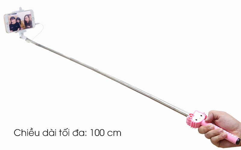 Gậy chụp ảnh Xmobile Hình Kitty CSA003 - Chiều dài gậy lên đến 100 cm Gậy chụp ảnh Xmobile Hình Kitty CSA003 - Chiều dài gậy lên đến 100 cm