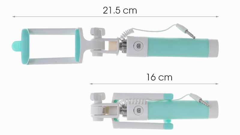 Gậy chụp ảnh Mini Cosano CW1 - Độ dài chênh lệch khi mở phần để điện thoại Gậy chụp ảnh Mini Cosano CW1 - Độ dài chênh lệch khi mở phần để điện thoại