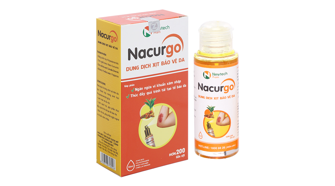 Xịt vết thương Nacurgo bảo vệ, tái tạo da, ngừa vi khuẩn (1 chai x 30ml) - 14