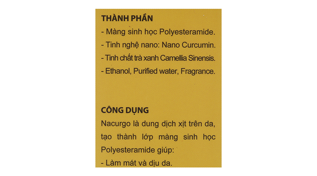 Xịt vết thương Nacurgo bảo vệ, tái tạo da, ngừa vi khuẩn (1 chai x 30ml) - 20