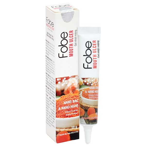 Gel Fobelife Fobe Mouth Ulcer hỗ trợ giảm nhiệt miệng (1 tuýp x 10g)
