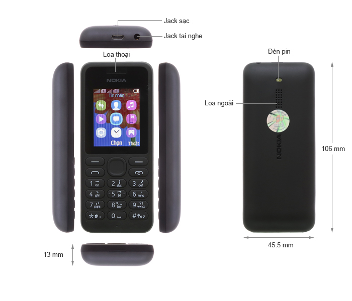 Nokia 130 (không tặng thẻ nhớ)