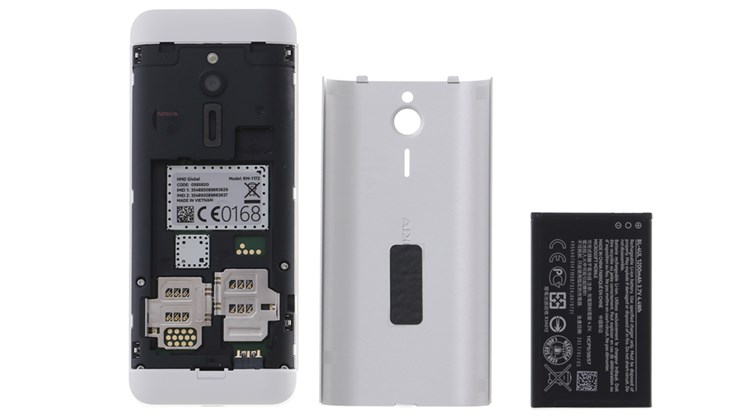 Điện thoại Nokia 230 Màu Bạc