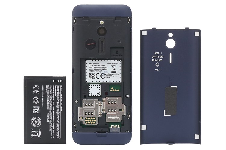 Điện thoại Nokia 230 Màu Xanh đen