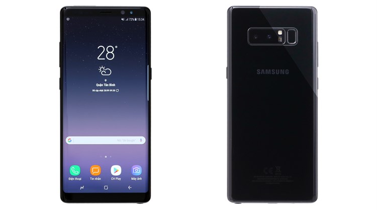 Điện thoại Samsung Galaxy Note 8 Màu Đen