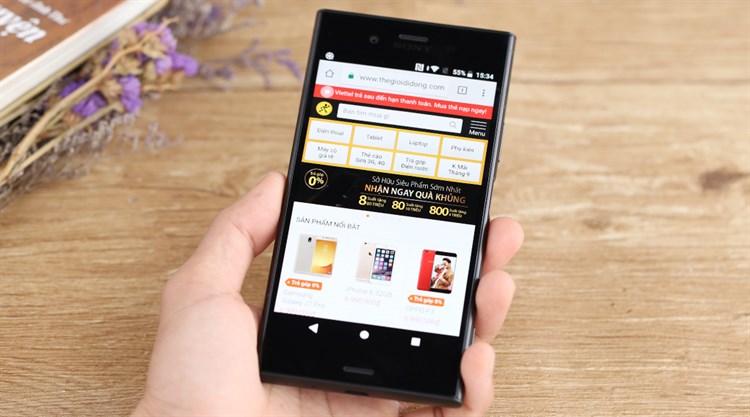 Điện thoại Sony Xperia XZ1 Màu Đen