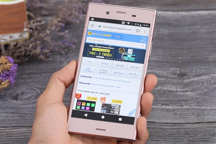 Điện thoại Sony Xperia XZ1 Màu Hồng