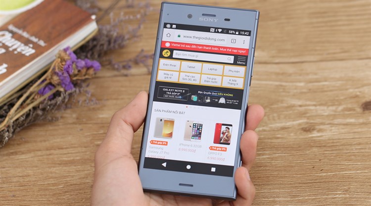 Điện thoại Sony Xperia XZ1 Màu Xanh Dương