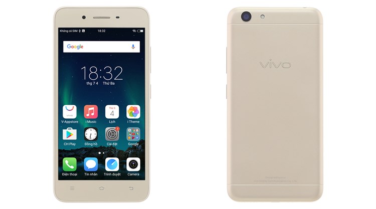 Điện thoại Vivo Y53 Màu Vàng đồng