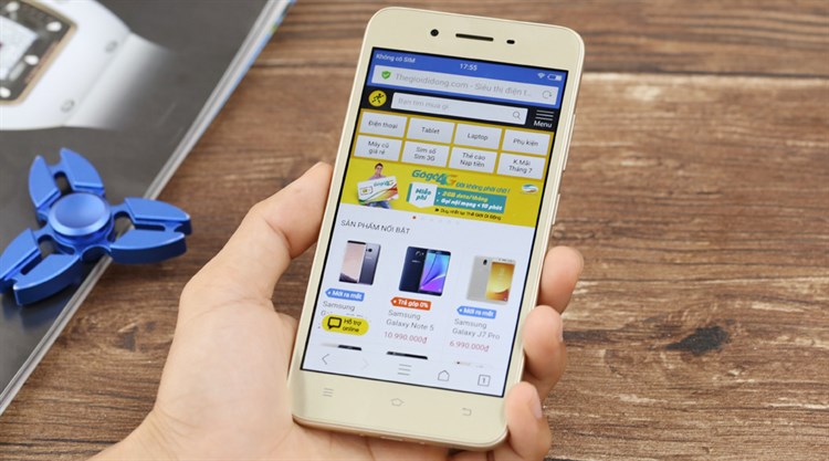 Điện thoại Vivo Y53 Màu Vàng đồng