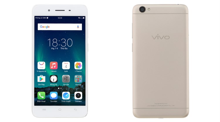 Điện thoại Vivo Y55s Màu Vàng đồng