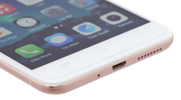 Điện thoại Vivo Y55s Màu Vàng Hồng