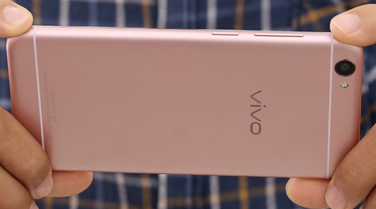 Điện thoại Vivo Y55s Màu Vàng Hồng