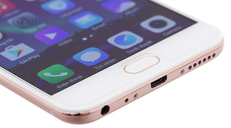 Điện thoại Vivo V5s Màu Vàng Hồng