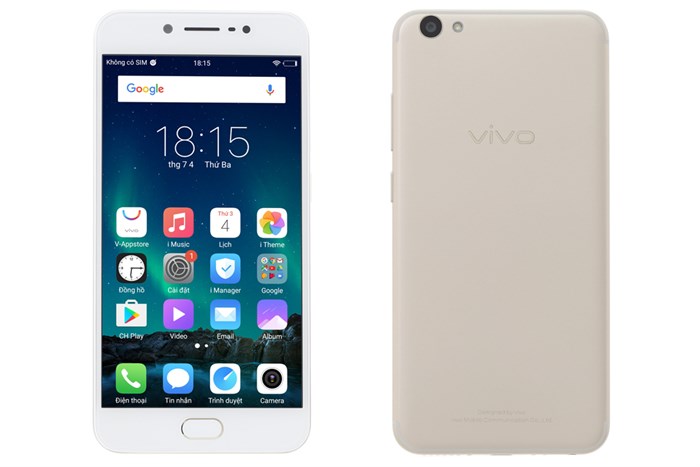 Điện thoại Vivo V5s Màu Vàng đồng