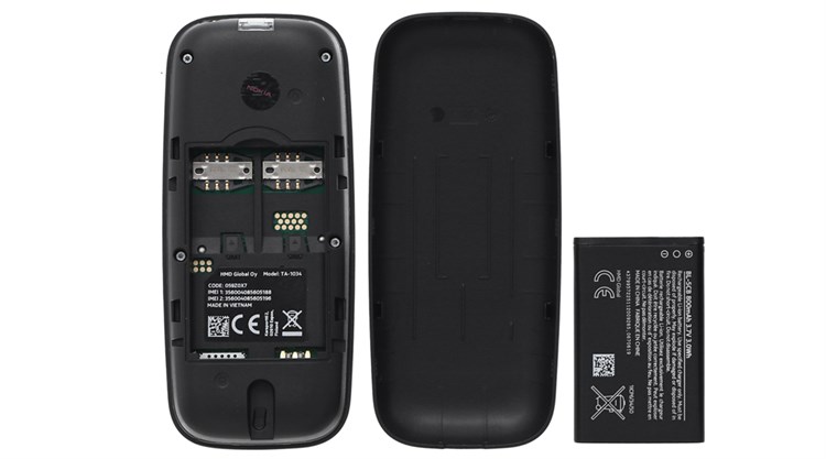 Điện thoại Nokia 105 Dual Sim (2017) Màu Đen
