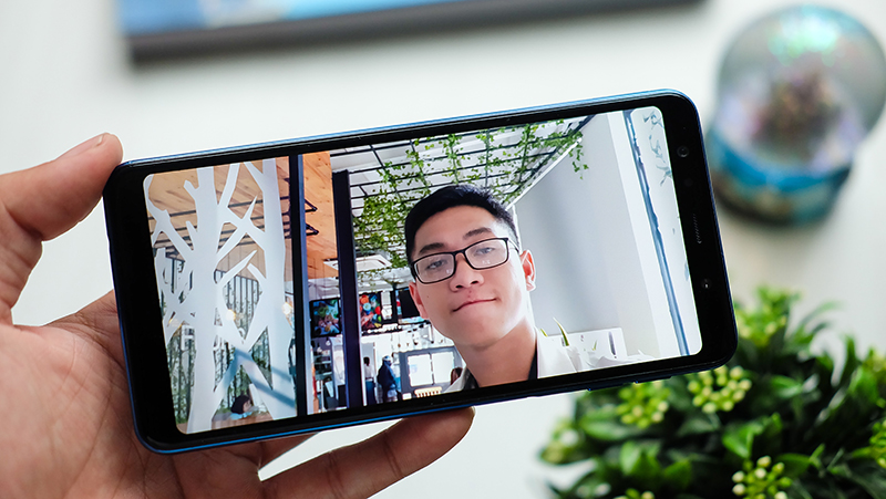 Camera trước selfie của điện thoại Samsung Galaxy A7 (2018)