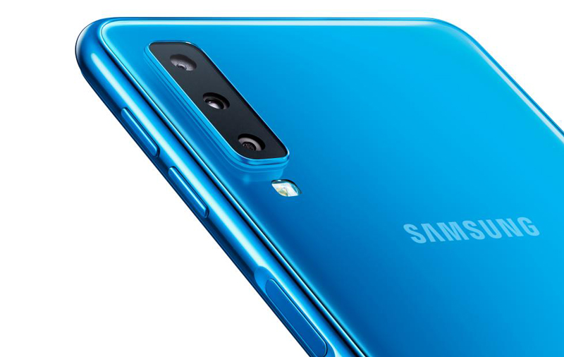 Thiết kế điện thoại Samsung Galaxy A7 (2018)