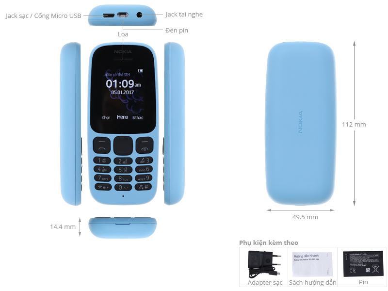Nokia 105 Single Sim (2017)