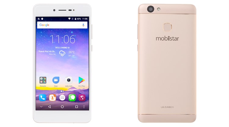 Điện thoại Mobiistar Lai Zumbo S (2017) Màu Vàng đồng