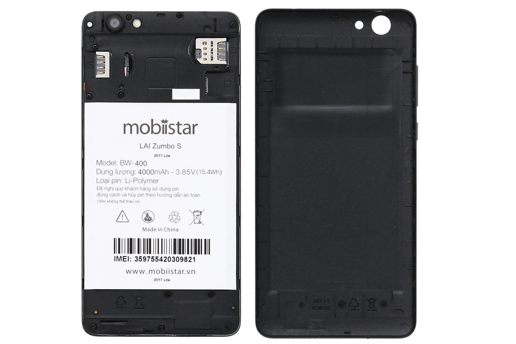 Điện thoại Mobiistar Lai Zumbo S Lite (2017)
