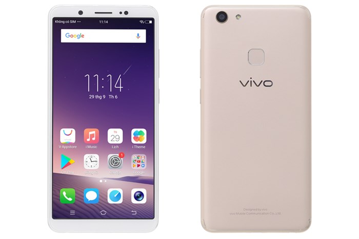 Điện thoại Vivo V7+ Màu Vàng đồng