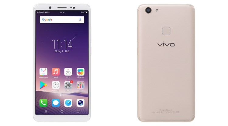 Điện thoại Vivo V7+ Màu Vàng đồng