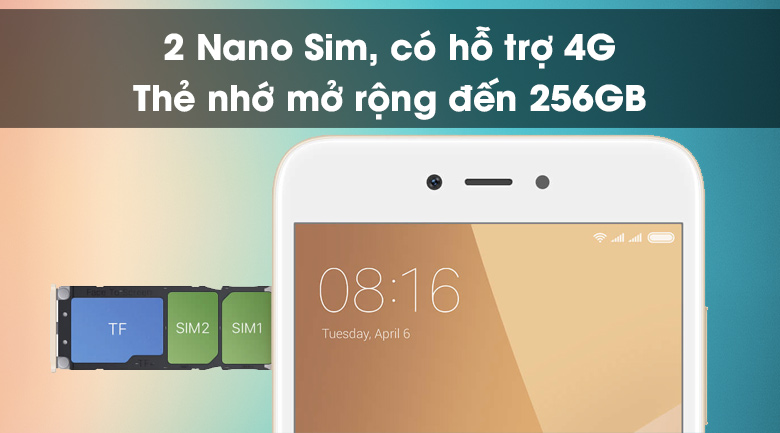 Điện thoại Xiaomi Redmi Note 5A (Redmi Y1 Lite)