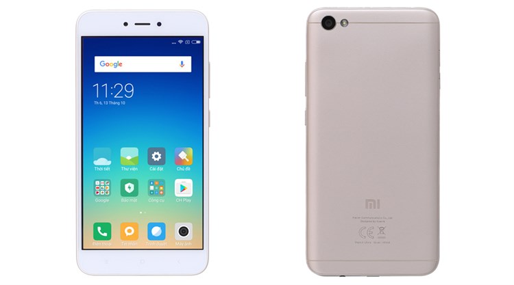 Điện thoại Xiaomi Redmi Note 5A (Redmi Y1 Lite) Màu Vàng đồng