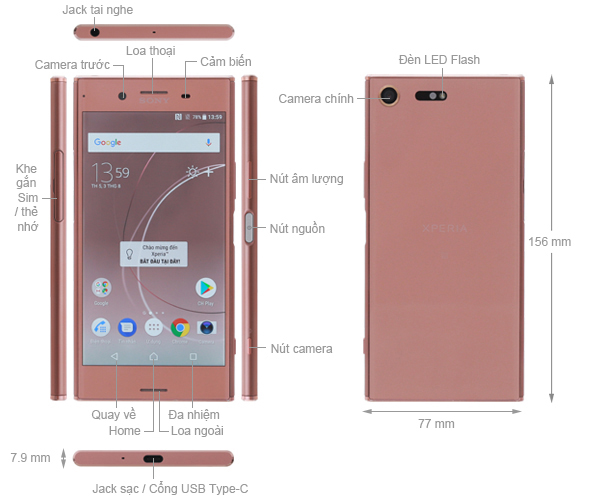 Sony Xperia XZ Premium Pink Gold