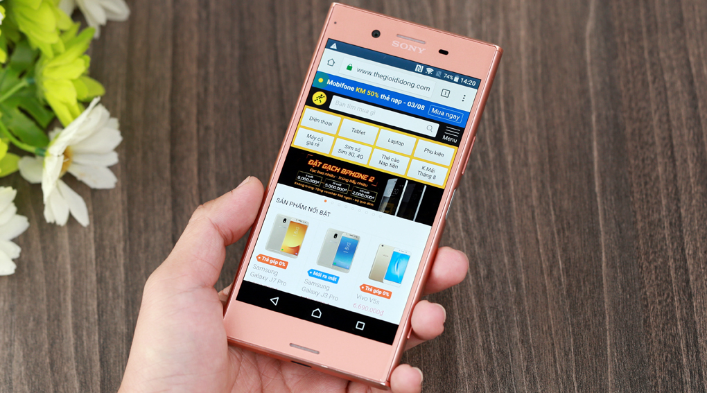 Điện thoại Sony Xperia XZ Premium Pink Gold