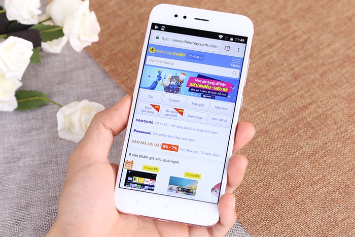 Điện thoại Xiaomi Mi A1 64GB Màu Vàng Hồng