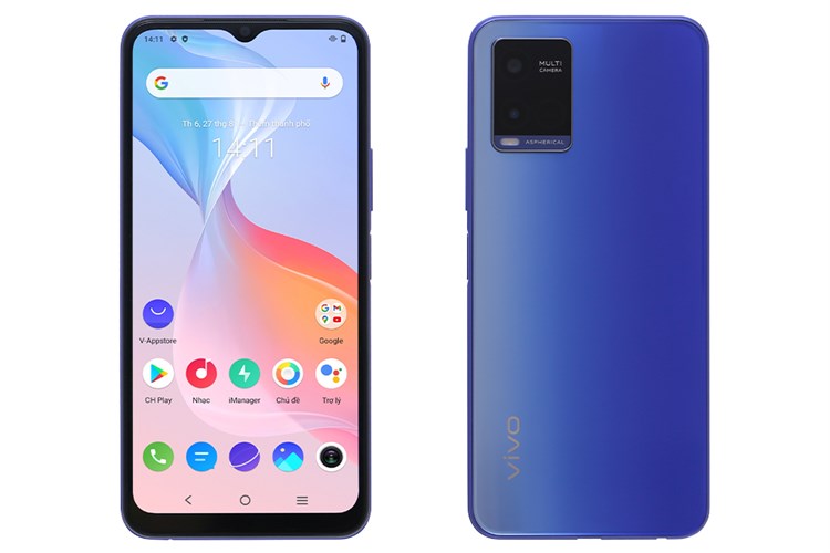 Điện thoại Vivo Y21 Màu Xanh tím
