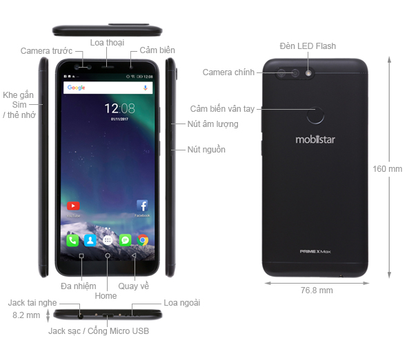 Mobiistar Prime X Max 2018