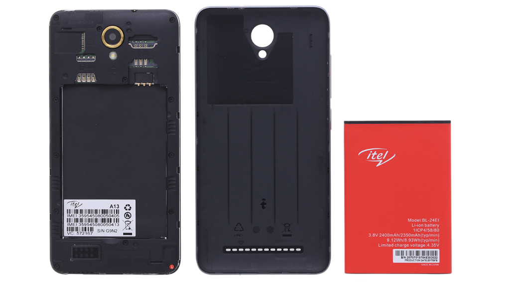 Điện thoại Itel A13 Màu Xám