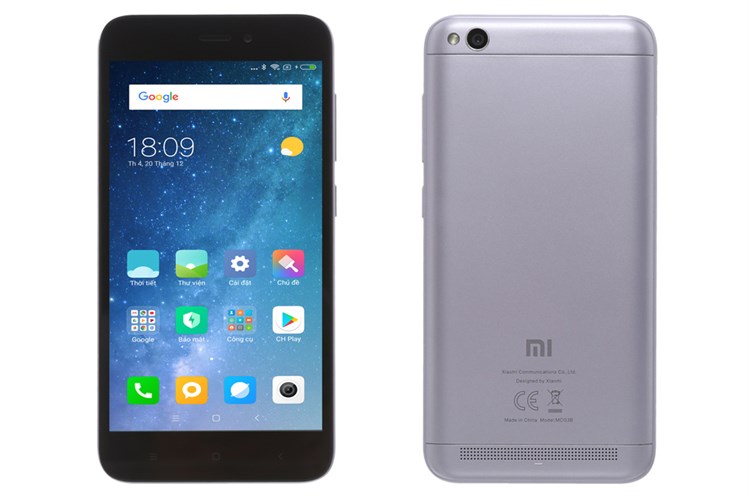 Điện thoại Xiaomi Redmi 5A Màu Xám