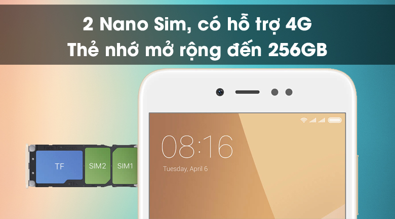 Điện thoại Xiaomi Redmi Note 5A Prime